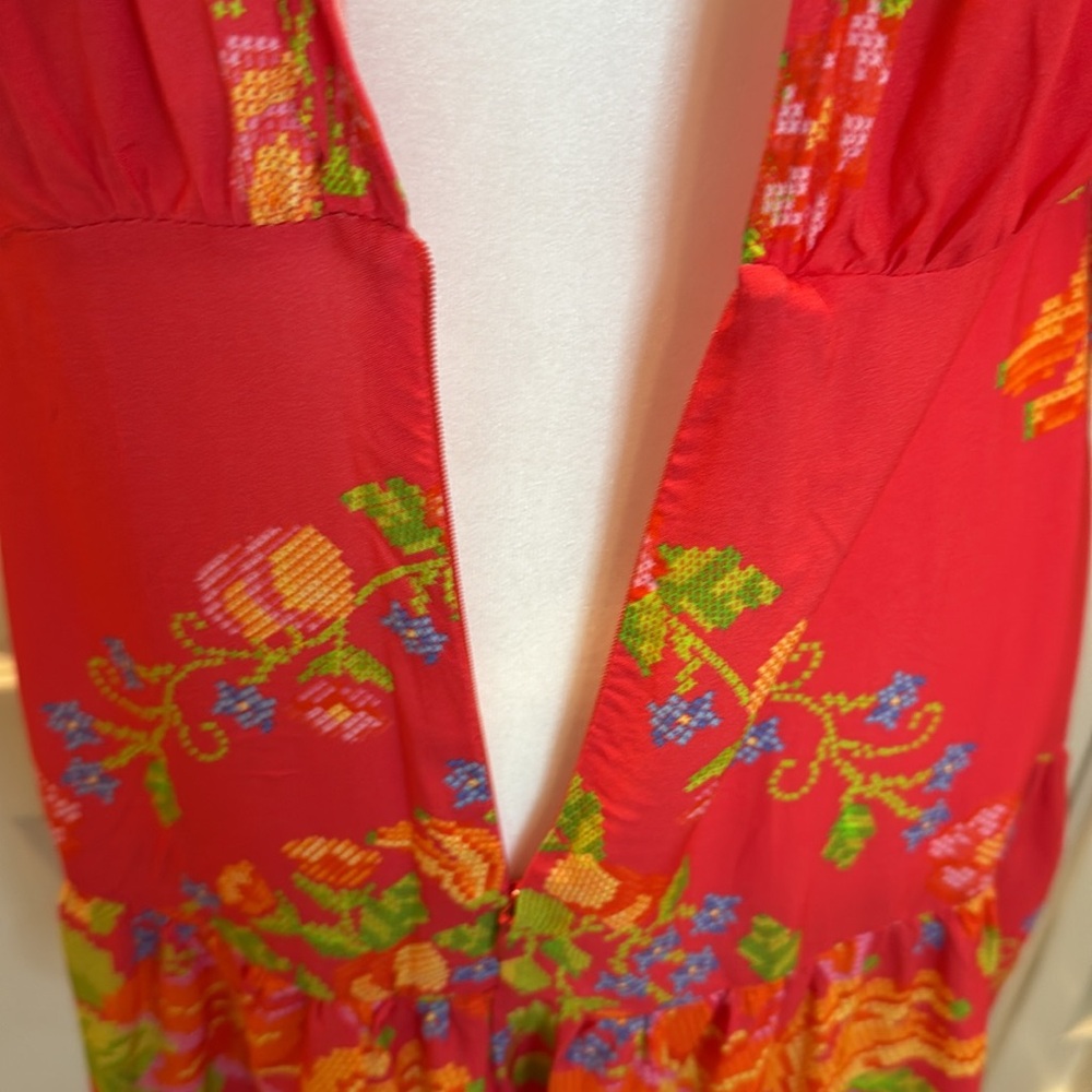 FARM Rio Vibrant Floral Dress in Red and Yellow - Picture 12 of 12